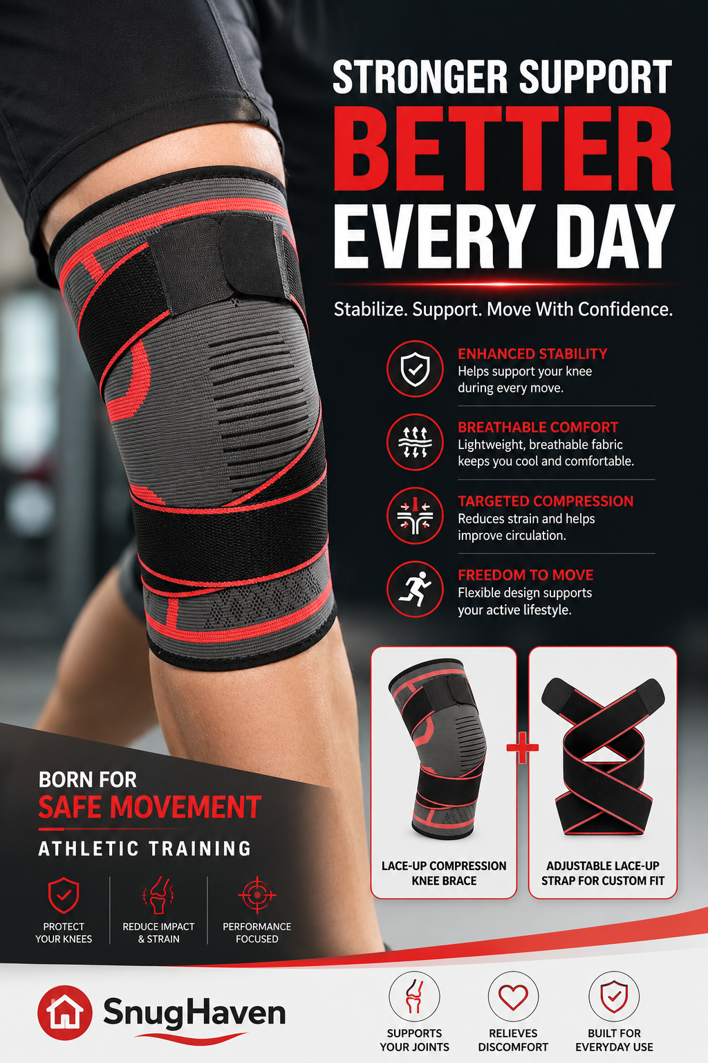 The Anchor™ — Precision Knee Compression Sleeve