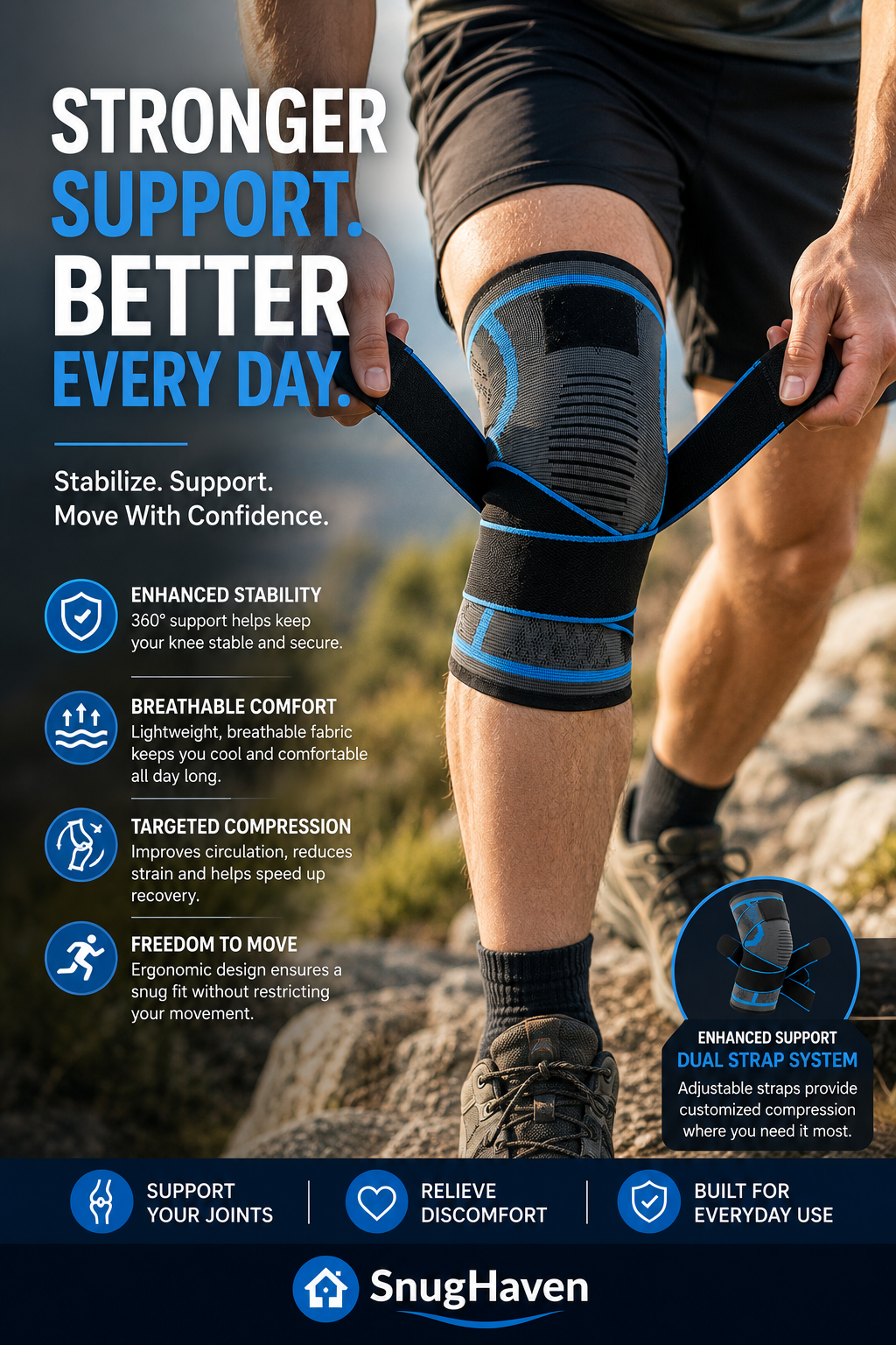 The Anchor™ — Precision Knee Compression Sleeve
